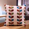 Capa de Almofada em Linho Bordada Luxo Decorativa 43x43 Cm Estampa D - 2