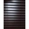 Persiana Horizontal Bambu 50mm Tabaco 140 (L) X 140 (A) cm Marrom 1,40 x 1,40 m Cortina Madeira Luxo - 6