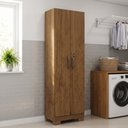 Ver imagem 1 de Armário Multiuso 2 Portas com Chave e Pés Versatile Marrom/Cinamomo