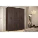 Ver imagem 1 de Guarda Roupa Solteiro 8 Portas e 2 Gavetas Munique Cafe Touch - Demóbile