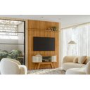 Ver imagem 1 de Rack com Painel New Silverstone para Tv até 65 Polegadas - Cumaru Opala - Madetec