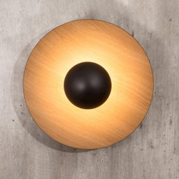 Plafon Led Sobrepor Redondo 25w Preto Freijó Luz Amarela Yamamura - 6