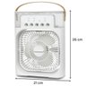 Mini Ventilador Climatizador de Ar com Reservatório Água 600ml - 4