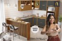 Ver imagem 2 de Bancada Ilha Cozinha Painel Gourmet Imperatriz Ripado 200cm - Nesher