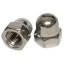 Ver imagem 1 de PORCA CALOTA M10 AISI 304 DIN 1587 INOX POLIDO - 200un