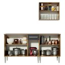 Ver imagem 5 de Cozinha Compacta Emilly Free Rustic/preto Madesa
