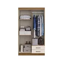 Ver imagem 2 de Guarda-Roupa Solteiro 4 Portas 2 Gavetas Treviso 104