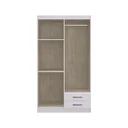 Ver imagem 4 de Guarda-Roupa Solteiro 4 Portas 2 Gavetas Treviso 104