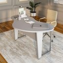 Ver imagem 1 de Mesa para Escritório Mesa Orgânica Linear MDP 173cm Cinza F5 Office