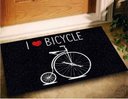 Ver imagem 1 de Tapete Capacho I Love Bicycle 60x40 Bike Casa Entrada Lar
