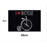 Tapete Capacho I Love Bicycle 60x40 Bike Casa Entrada Lar - 2