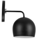 Ver imagem 3 de Arandela Aluminio Bola Preto 23x25cm