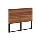 Ver imagem 6 de Escrivaninha Mesa Escritório Mesa Dobrável Office e Estudo Pés Metal 90cm Industrial Executive Nogal e Preto Marrom