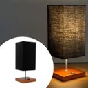 Ver imagem 2 de Abajur Luminaria de Mesa Quadrado e Interruptor Ref 49 Decoração Casa Sala Quarto Escritório Moveis
