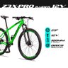 Bicicleta Z3-X PRO Aro 29 Quadro 21 Alumínio 12v Câmbio Absolute Freio Hidráulico Verde - Raider - 4