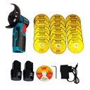 Ver imagem 2 de Kit Lixadeira Esmerilhadeira Angular 2 Bateria 12v+20 Discos
