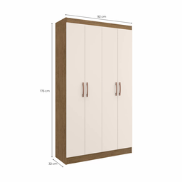 Armario Multiuso 4 Portas e 8 Prateleiras Dueto 5000 - 3