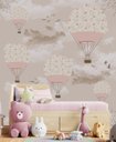 Ver imagem 3 de Papel de parede infantil balão rosa menina M² PP22