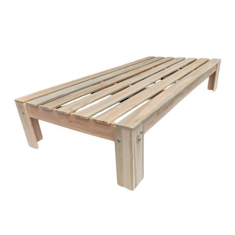Cama Solteiro Padrão Penafort sem Pintura (Crua)