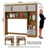 Guarda-roupa Casal Modulado 4 Portas com Cama Hercules 4 Portas 4 Gavetas com Espelho - 3