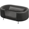 Cama para Cachorro e Gato Caminha Chase Pet Veludo Cinza Pés Metal com Regulagem - Arkell - 1