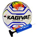 Ver imagem 1 de Bola Futsal Kagiva Profissional F5 Brasil com bomba