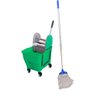 CONJ Balde Espremedor Para MOP Úmido Doblô 30 Litros NY110 VERDE + MOP Úmido Completo (Cabo + Garra  - 1