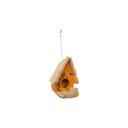 Ver imagem 3 de Mini Chalé de Passarinho Feito de Madeira para Decoração Casa -Decoração