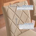 Ver mais imagens de Conjunto 8 Cadeiras para Sala de Jantar Arthus