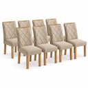 Ver imagem 2 de Conjunto 8 Cadeiras para Sala de Jantar Arthus