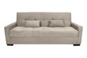 Ver imagem 1 de Sofá Cama Lavínia 3 Lugares Suede Bege Matrix