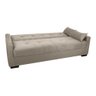 Sofá Cama Lavínia 3 Lugares Suede Bege Matrix - 7
