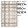 Kit 100 Peças Painel Vazado Cobogó Mdf 20x20 - 3