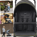 Ver imagem 4 de Carrinho Moises Bebe Conforto Base Isofix Burigotto Cr3 Neon