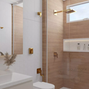 Ver imagem 3 de Acabamento para Válvula Descarga Padrão Hydra Deca ou Docol Gold Dourado Inox Metal Abs Premium Pmx