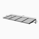 Ver imagem 3 de Toldo Fixo Policarbonato Alveolar Cristal - 1,50m X 1,20m - Estrutura Preta