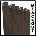 Ver imagem 4 de cortina pé direito 5,00 x 4,50 c/voal Fiori blackout marrom
