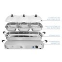 Ver imagem 5 de Elite Gourmet Ewm-9933 Buffet Server Grill 7.5qt Preto