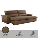 Ver imagem 4 de Sofá Filadélfia Veludo 2 Módulos 100cm B25cm Meu Sofá Online