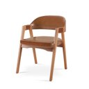 Ver imagem 5 de Kit 6 Cadeiras para Mesa de Jantar Gaia Yescasa Marrom