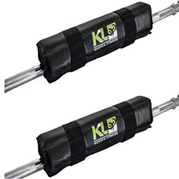 Kit 2 Protetores para Barra de Couro Profissional Acolchoado Musculação - 1