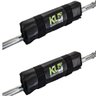 Kit 2 Protetores para Barra de Couro Profissional Acolchoado Musculação - 1