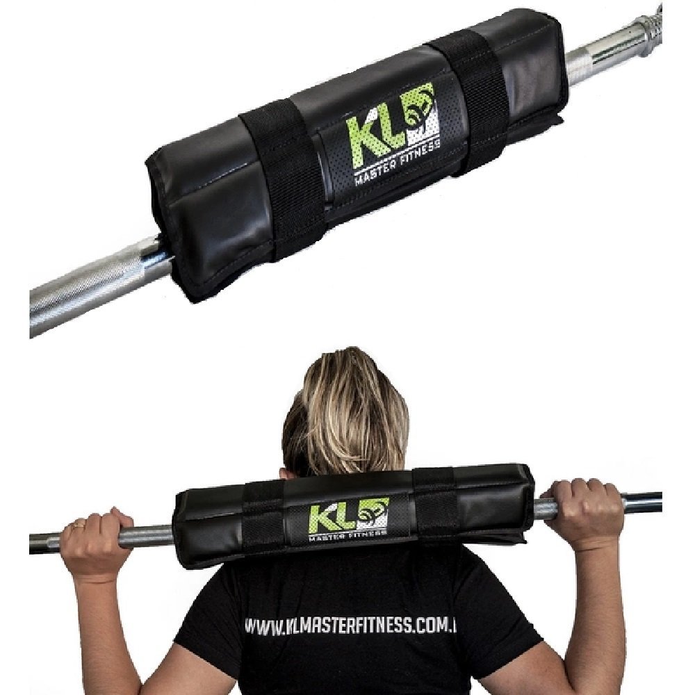 Kit 2 Protetores para Barra de Couro Profissional Acolchoado Musculação - 4