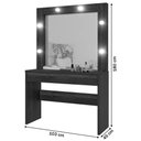 Ver imagem 2 de Penteadeira Camarim Requinte 1 Gaveta Mavaular