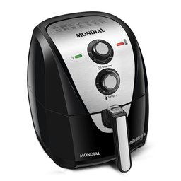 Fritadeira Elétrica Sem Óleo Mondial Grand Family 5,5 Litros Inox 127V AF-55I 79474-01 - 1