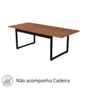Ver imagem 1 de Mesa de Jantar Industrial 190cm para 6 Lugares Área Gourmet Varanda