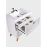 Gabinete para Banheiro com Cuba 60cm Mdf Branco Milano - On Móveis - 4