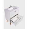 Gabinete para Banheiro com Cuba 60cm Mdf Branco Milano - On Móveis - 5