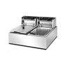 Fritadeira Elétrica 2 Cubas Aço Inox 10 Litros 220v 5000w - 1
