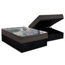 Ver imagem 1 de Cama Box Baú Casal: Colchão Molas Ensacadas Ortobom SuperPocket Fort Tech ISO + Base CRC Courano Bla
